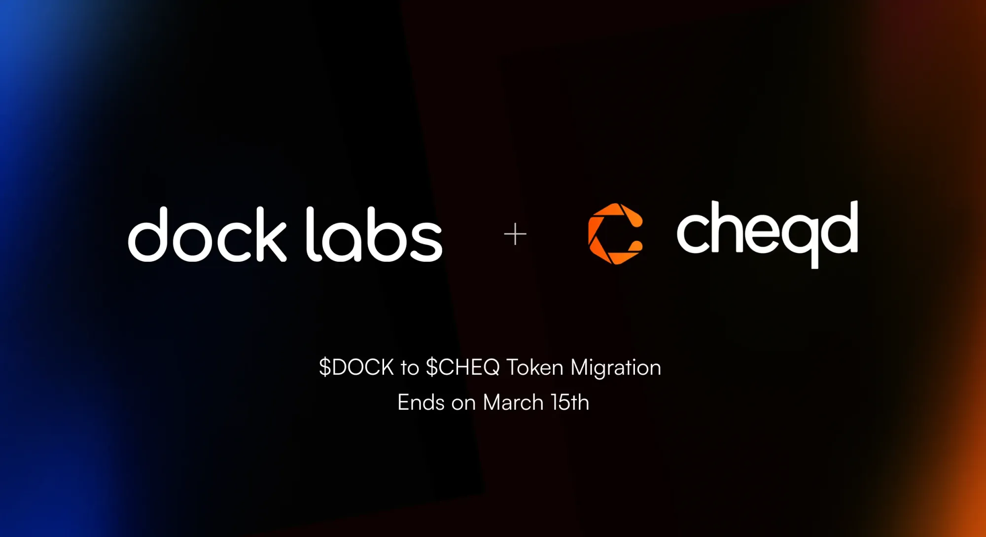 Reminder: $DOCK to $CHEQ Token Migration Ends on March 15th