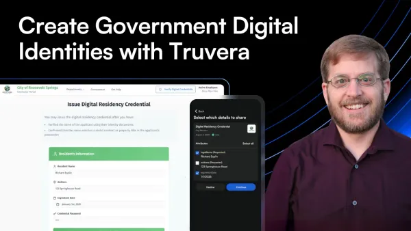 How to Create Government-Issued Digital Identities using Truvera [Demo]